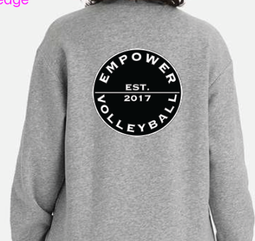 Heathered Grey EST 2017 Empower Pullover