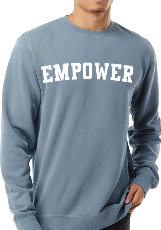Empower Slate Blue Crewneck Sweatshirt