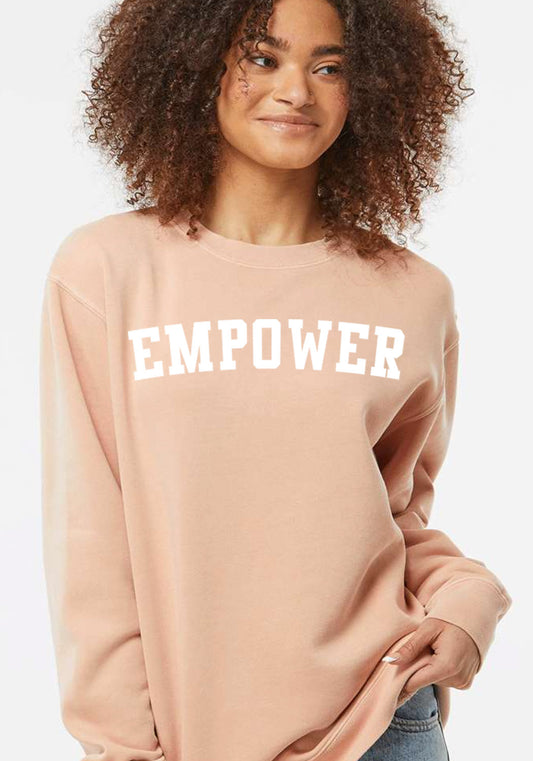 Empower Dusty Pink Crewneck Sweatshirt
